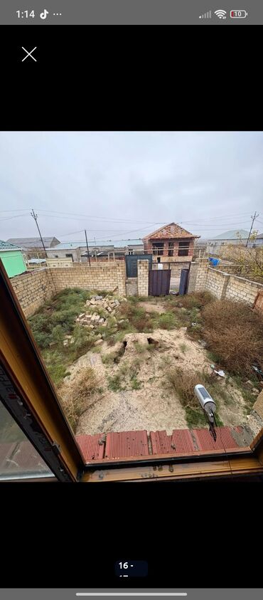 Həyət evləri və villaların satışı: Satılır: iki mərtəbəli yarımçıq tikili və həyətyanı sahə - Tikintisi — 2