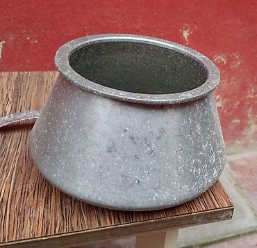 dovga: Qazan, rəng - Gümüşü, Alüminium, 18 sm — 1