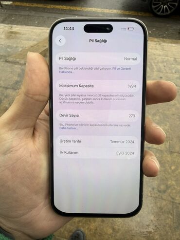 işləmiş soyducu: IPhone 16 Pro, 256 ГБ, Desert Titanium, Face ID