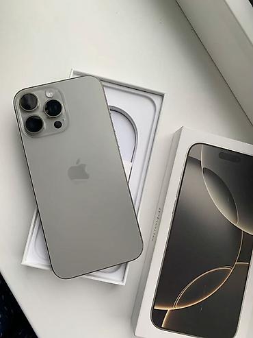 аифон 5: IPhone 16 Pro Max, Б/у, 256 ГБ, Natural Titanium, Коробка, 92 % — 1