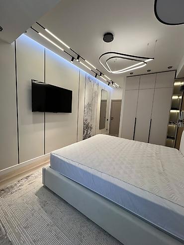 мунара жк космос: 3 комнаты, 103 м², Асанбай мкр Элитка, 12 этаж, Дизайнерский ремонт — 2