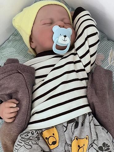 Другие детские вещи: Реалистичная кукла-реборн (младенец) - Материал: мягкий — 6