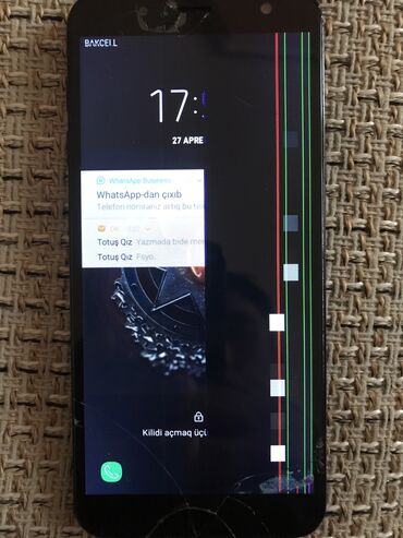 samsung j6 ekrani: Samsung Galaxy J6 2018, 32 GB, rəng - Qara, Barmaq izi
