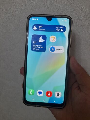 мобильные телефоны редми 9: Samsung Galaxy A35, Б/у, 128 ГБ, цвет - Белый, 2 SIM