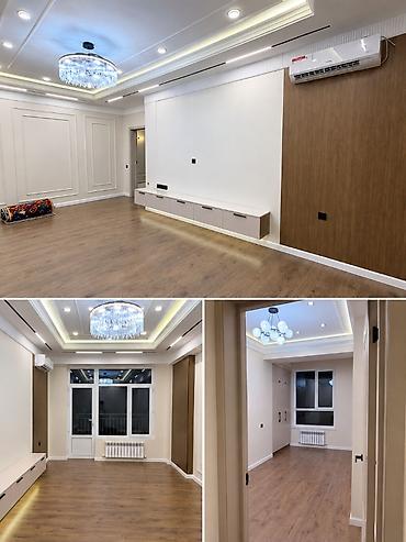 3 комнаты, 85 м², Аламединский рынок / базар Элитка, 4 этаж, Евроремонт