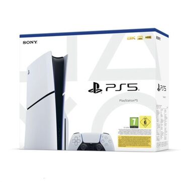 PS2 & PS1 (Sony PlayStation 2 & 1): Sony PlayStation 5 Slim 1 T Bu deyqe alinib bagli pakofkada blomuna