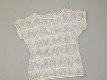 białe bluzki damskie do garnituru: Bluzka Damska, L, stan - Dobry