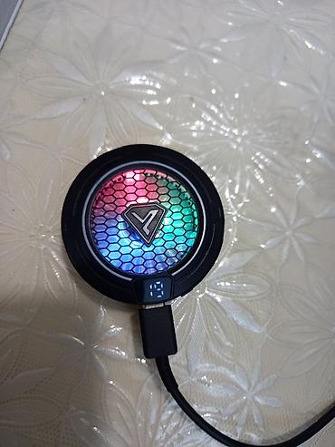 telefon kuller: RGB işıqlı mobil soyuducu (telefon üçün xarici fan) - Telefonun arxa — 3