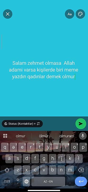 ofis menecer: Xidmət: Sosial şəbəkələr üçün status/mətn tərtibatı və dizaynı — 1