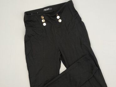 c a spodnie damskie z wysokim stanem: Tom Rose, Material trousers for women, size S