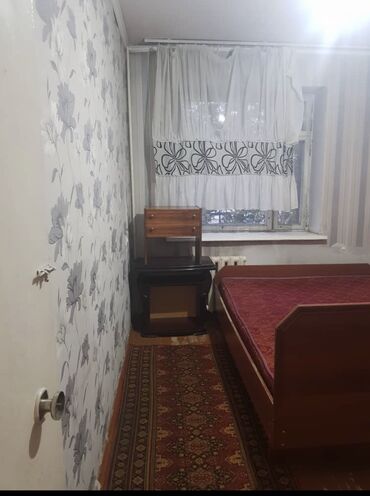 2х комнатная квартира в Кыргызстан | Долгосрочная аренда квартир: 2 комнаты, 50 м², 107 серия, 1 этаж, Центральное отопление