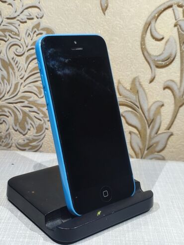 Apple iPhone: IPhone 5s, Б/у, 16 ГБ, Голубой, Кабель — 6