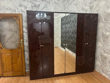 Б/у, Распашной, 6 дверей Прямой шкаф, Шкаф-вешалка