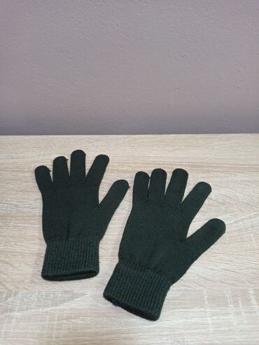 Gloves: Regular gloves, color - Khaki