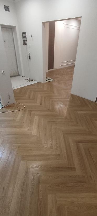 Коюу: Укладка ламината установка плинтусов — 1