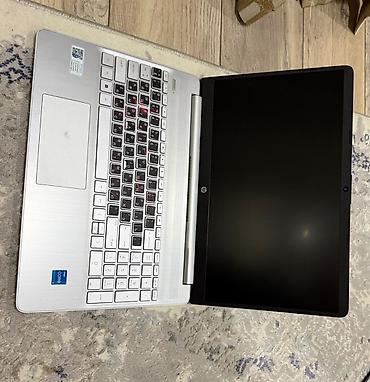 HP ноутбук 15" (серия 15), серебристый - Экран: 15.6", тонкие рамки