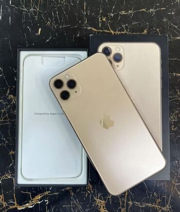 i̇phone 11: IPhone 11 Pro Max, 256 GB, Qızılı, Face ID