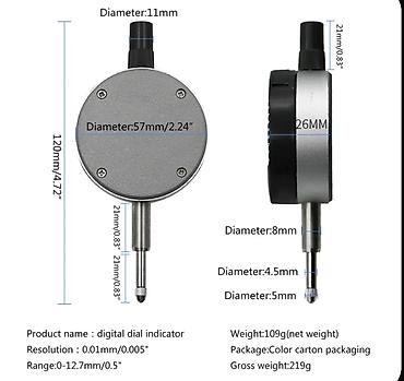 цифровой датчик: Цифровой индикатор часового типа (Digital Dial Indicator) Назначение — 2