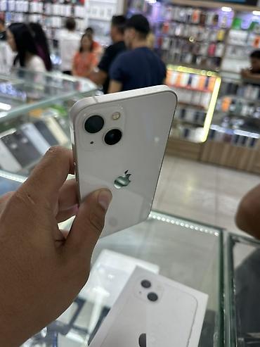 iphone cs max: IPhone 13, Б/у, 128 ГБ, Старлайт, Кабель, Коробка, 83 % — 6