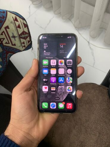 iphone 2ci əl: IPhone X, 64 GB, Ağ, Face ID