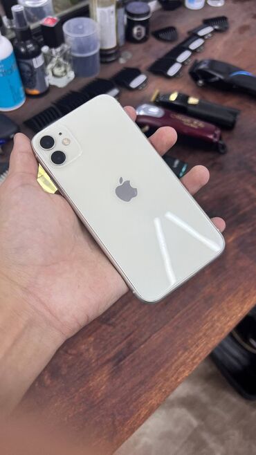айфон 11 масло: IPhone 11, Колдонулган, 128 ГБ, Ак, Коргоочу айнек, Каптама, Кабель, 100 %