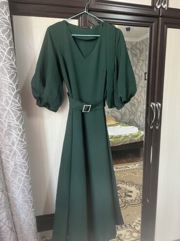 Повседневные платья: Повседневное платье, Турция, Осень-весна, Длинная модель, Платье-комбинация, L — 11