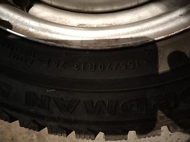 Комплект зимних шипованных НА МАТИЗ - Размер шин: 155/70 R13 новый — 3