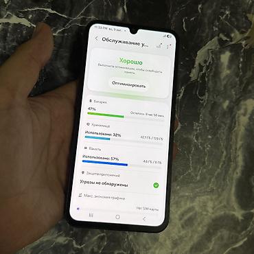 note 14: Samsung Galaxy A34 5G, Б/у, 128 ГБ, цвет - Черный, 2 SIM — 6