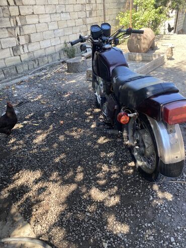 Motosikletlər: Sovet istehsalı klassik motosiklet - Korpus: tünd-bordo rəngli — 3