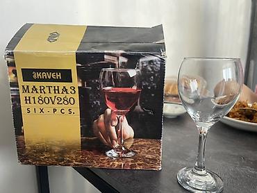 бокалы: Набор бокалов Kaveh MARTHA3 — 6 штук. - Материал: прозрачное стекло — 1