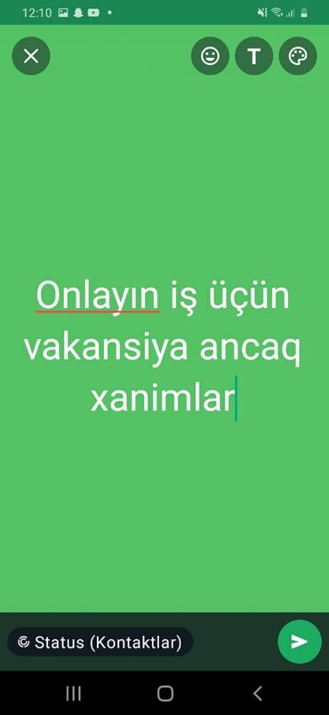 etir satici: Satış meneceri tələb olunur, İstənilən yaş, Təcrübəsiz, Saatlıq ödəniş