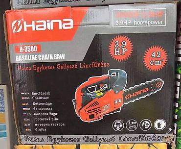 alko test cena: JEDNORUČNA MOTORNA TESTERA 1) Motorna testera Haina H-3500 (Gasoline — 1