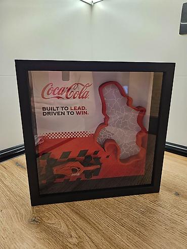 tea pre i posle: Reklama COca-COla FoRmula 1 SOLIDNO OCUVANA,MINIMALNI ZNACI — 2