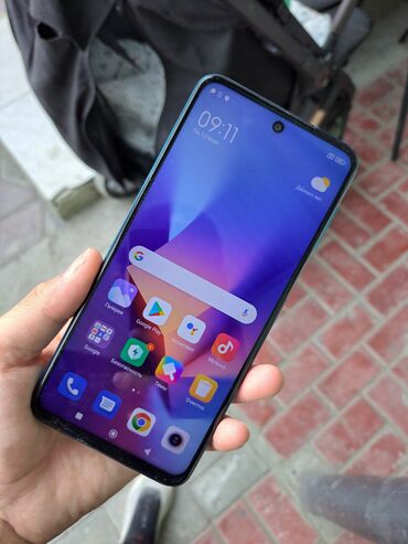 ми с2: Redmi, Redmi Note 9S, Колдонулган, 64 ГБ, түсү - Көк, 1 SIM, 2 SIM