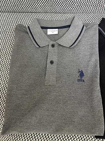 polo koynək: Polo köynək, U.S. Polo Assn, XL, rəng - Boz — 2