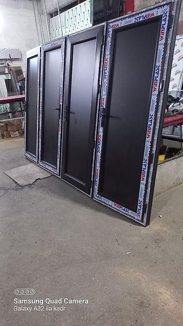 plastik bocka: Plastik rəngli̇ qapılar 80x200 sm. İstenilen razmərdən düzeltmek — 4
