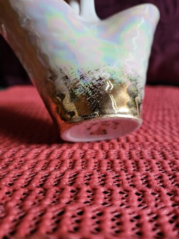 Ostali kućni dekor: Korpa nova Martintoda Nemacka iz 70ih. Korpa porcelanska sa sedef — 4