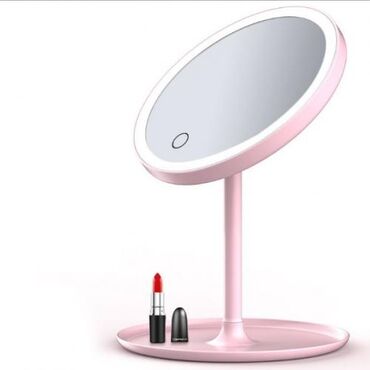 Зеркала: Настольное косметическое зеркало с подсветкой LED для макияжа — 6