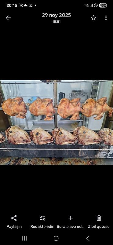 döner yeri: Azərbaycanda bir ilk. Tandir-fırında paslanmaz nejdən hazırlanmış — 1