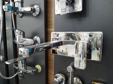 flex tape traka: Xrom örtüklü divar tipli duş və lavabo qarışdırıcıları dəsti -