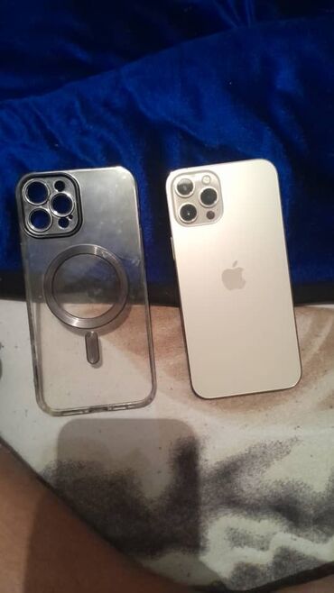 купить блютуз колонку: IPhone 12 Pro Max, Золотой, Чехол, 80 %