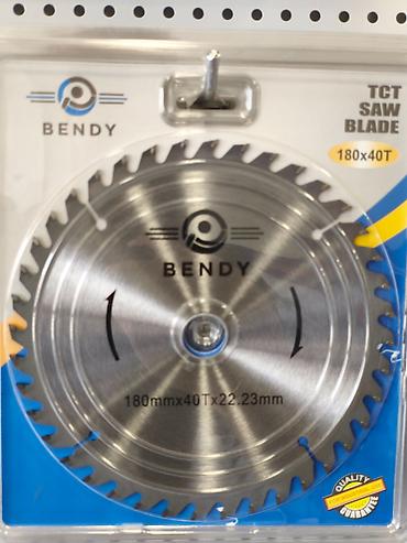 meduza disk: BENDY TCT Saw Blade – 180 x 40T - Brend: BENDY - Tip: TCT (karbid — 1