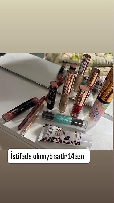 Vizaj üçün kosmetik dəst Tərkib: - Dodaq qələmləri və dodaq boyaları