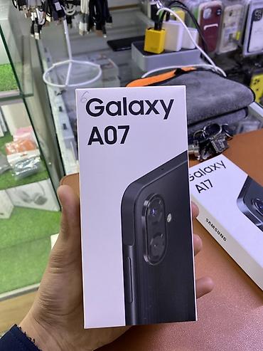 iphone 17 цена: Samsung Galaxy A07, Новый, 128 ГБ, цвет - Черный, 2 SIM — 1