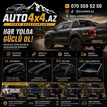 vito iç aksesuar: Auto4x4.az – Pikap aksesuarları Hər yolda güclü ol! Pikapınız üçün — 1