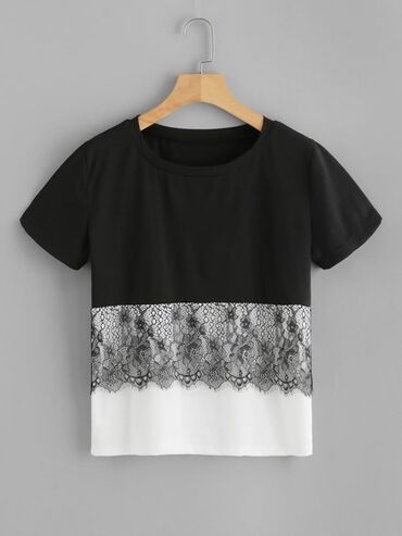 topovi majice: S (EU 36), Cotton, color - Black