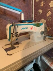 4 нитка аверлок: Тигүүчү машина Jack, Оверлок, Жарым автоматтык