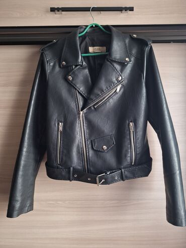 кожаные женские куртки: Кожаная куртка, Косуха, Натуральная кожа, L (EU 40)