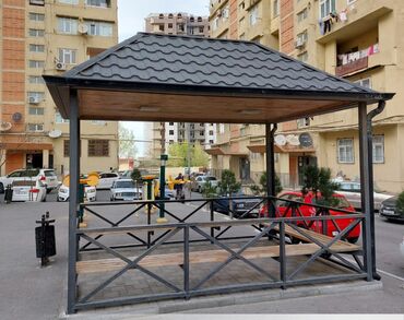 Naveslər, markizlər: Metal konstruksiya və örtük hazırlama xidməti - Həyət, bağ evi, bina — 1