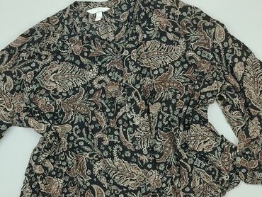 bluzki damskie bawełniane długi rękaw: Blouse, H&M, L (EU 40), condition - Very good